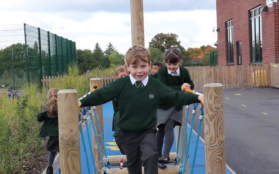 First day for pupils at Woodford Primary School