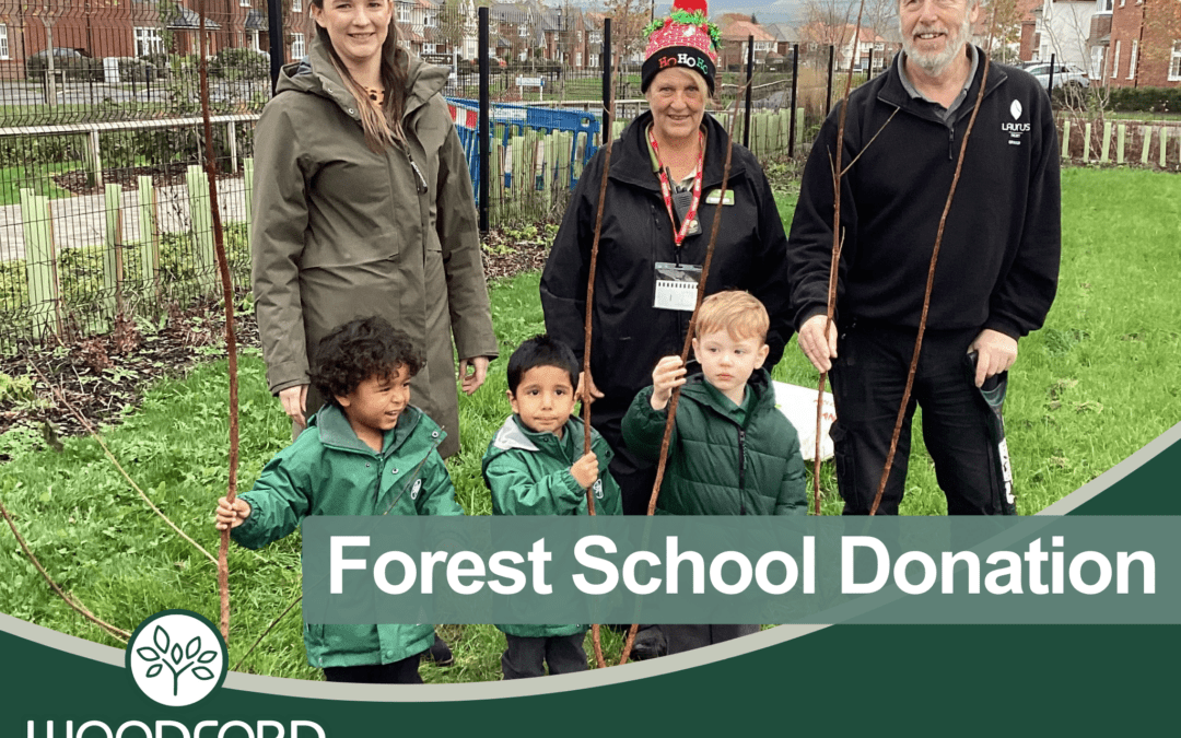 Notcutts Garden Centre donate trees to Forest School